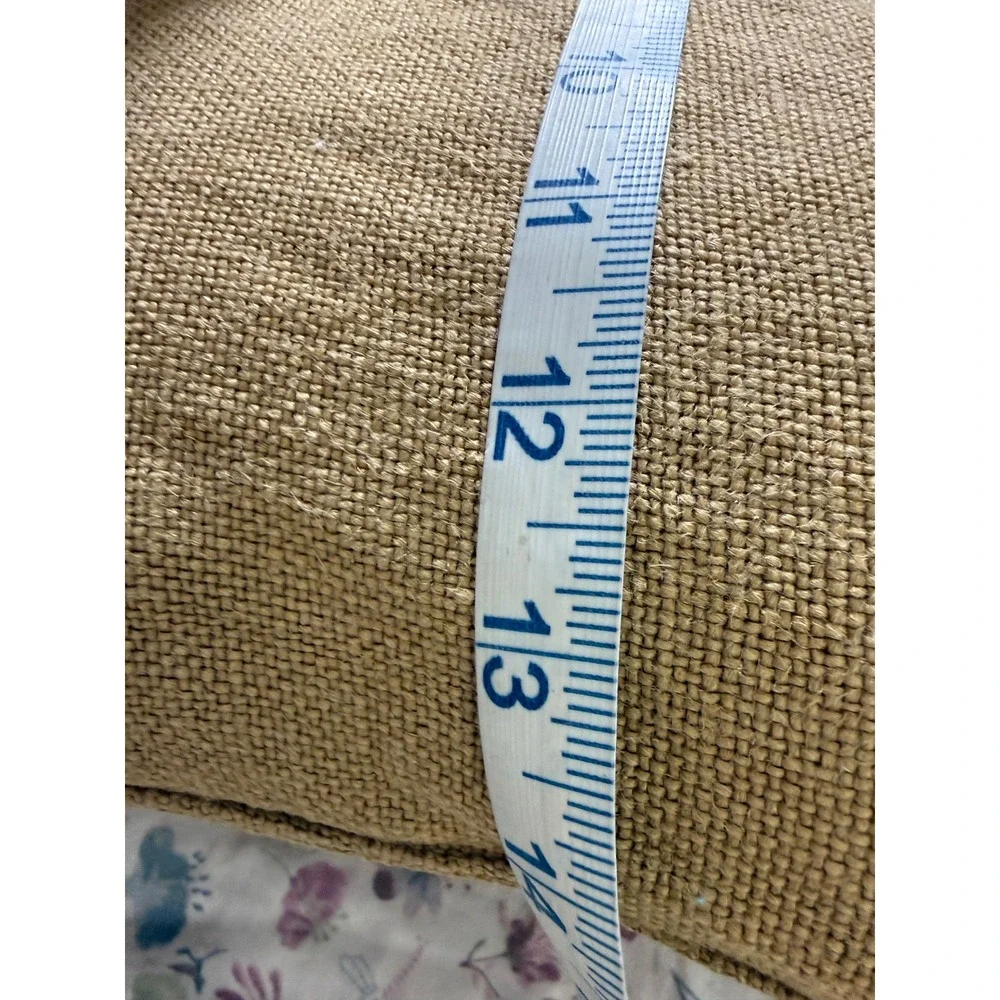 Restoration Hardware Lumbar Pillow Set of 2 12x18 Brown Heavy Belgium Linen Down